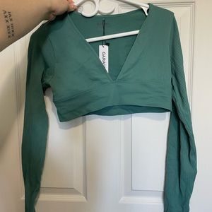 Garage deep V long sleeve
